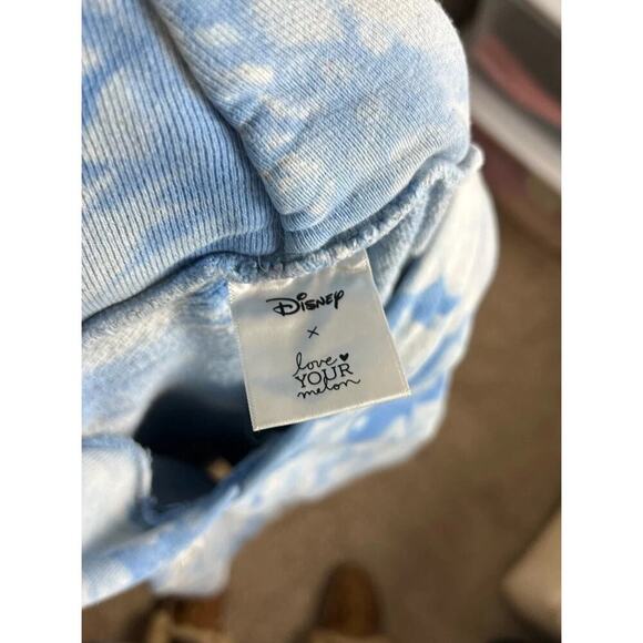 Disney x Love Your Melon Mickey Mouse Tie-Dye Hoodie Blue White XL Unisex Adult - Picture 2 of 8